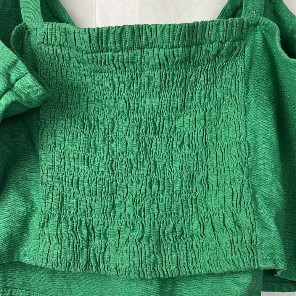 Universal Thread Linen Tie Front Cropped Adjustable Straps Tank Top Size XXL NWT - Picture 11 of 11